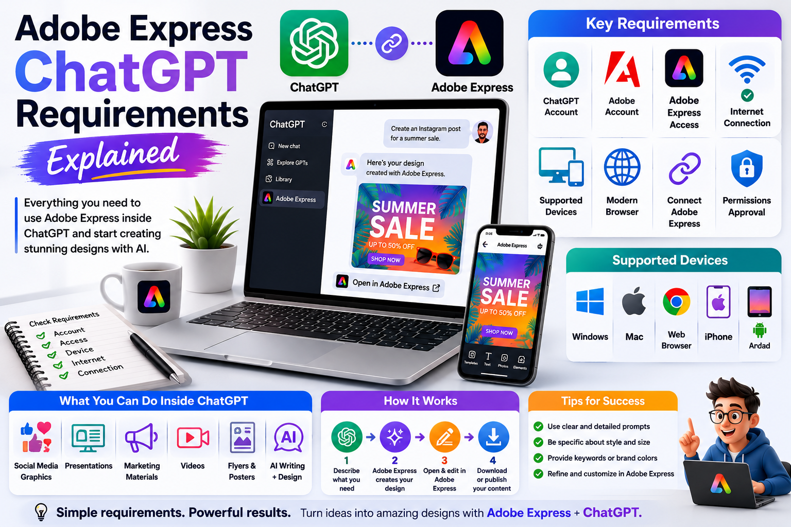 Adobe Express ChatGPT Requirements Explained