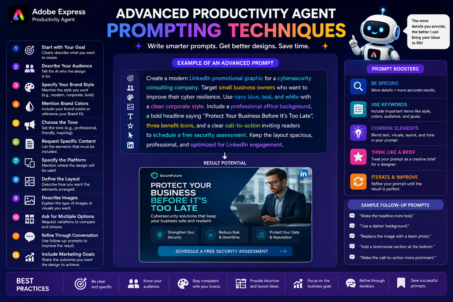 Advanced Productivity Agent Prompting Techniques