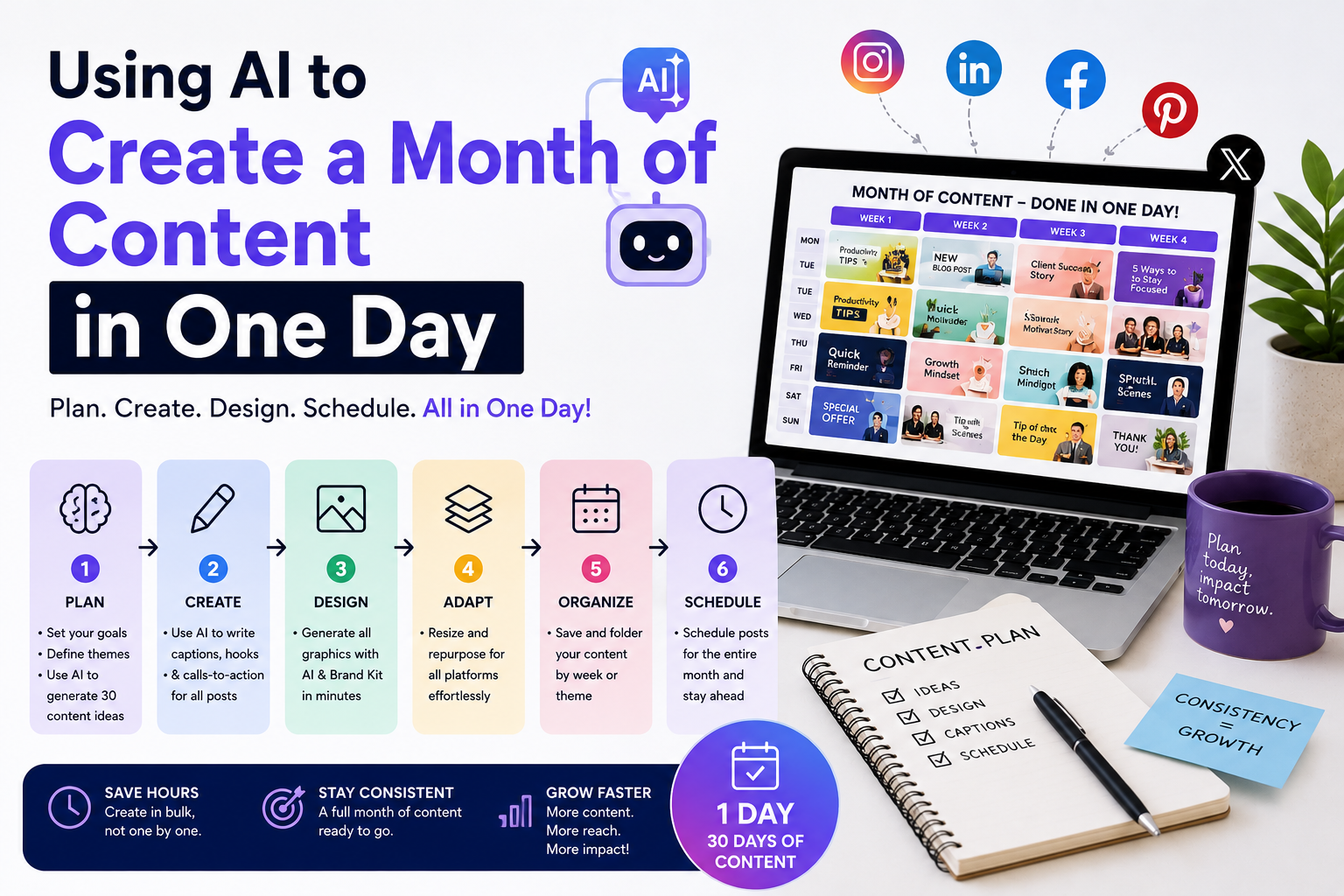 Using AI to Create a Month of Content in One Day